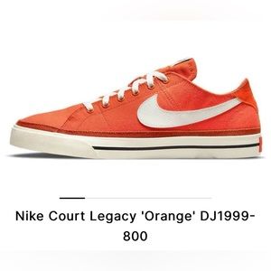 Used Orange Nike Court Legacy